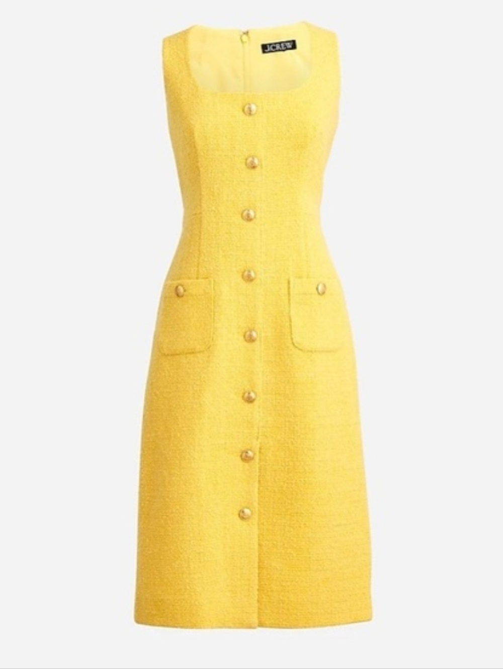 J. Crew Sophia Tweed Midi Dress
